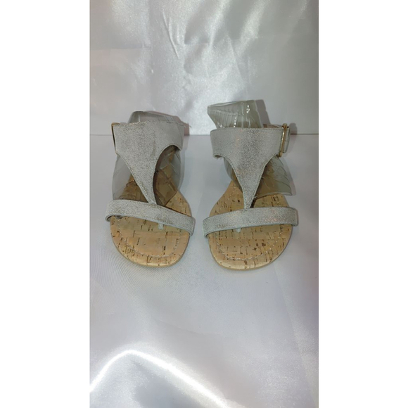 Donald J. Pliner Donni Dylan Size 8.5M Sandals in Metallic Silver - Picture 2 of 6